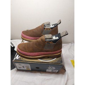 NEW - Mens GEORGIA BOOT - GB00346 Leather Boots (9.5 W) *REDUCED*